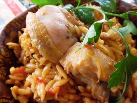 トルコ料理★骨付き鶏肉でアンカラ・タヴァ風